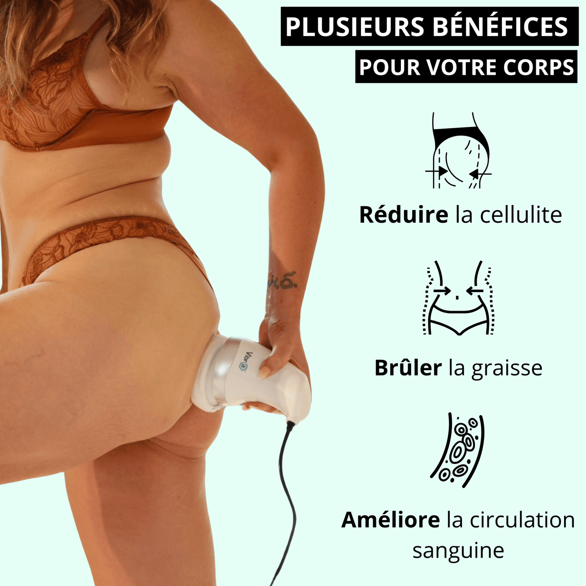 VIBRAPRO - Appareil Anti-Cellulite & Brûle-Graisse
